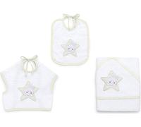 ITALBABY - Kit 3 pezzi spugna - Little Star Avorio