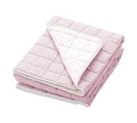 Italbaby - Coperta lettino 145 077 01 STELLINE Trapuntata Double Face Ro, Multicolore (8022788317851)