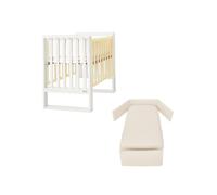 ITALBABY - Lettino Infinito e Corredo Tessile - Naturale Con Tessile Burro