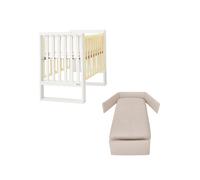 ITALBABY - Lettino Infinito e Corredo Tessile - Naturale Con Tessile Sabbia