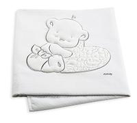 Italbaby Love piqué coperta per carrozzina, bianco