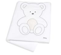 Italbaby peluche coperta per carrozzina, bianco