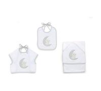 Italbaby Set bavaglini 3 pz MOON Grey 15 5020 408