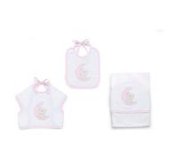Italbaby Set bavaglini 3 pz MOON Rosa 15 5020 401