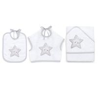 Italbaby Set bavaglini 3 pz STAR Grey 15 5020 208