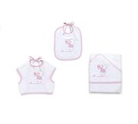 ITALBABY - Kit 3 pezzi spugna - Bear Rosa