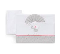 Italbaby Set lenzuola culla 3 pz BEAR Grey 15 3010 108