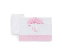 Italbaby Set lenzuola lettino completo 3 pz BEAR Rosa 15 20 101