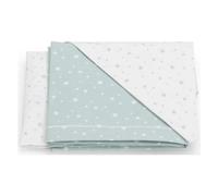 Italbaby Set lenzuola lettino completo 3 pz STELLE Menta 020 1007 003