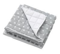 ITALBABY Trapunta Copriletto per bambini, misura cm 110x150, in cotone Starlette Grey. Made in Italy