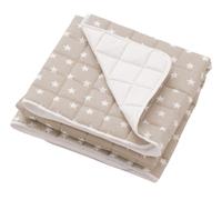 ITALBABY Trapunta Copriletto per bambini, misura cm 110x150, in cotone Starlette Tortora. Made in Italy
