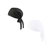 Italbangla Textile 2 PCS Unisex Fashionable Bandana cap for Kitchen Hotel Chef Waiter Professional Catering Hat Usable for Cooking, Kitchen, Bar, Restaurant, Butcher's And Catering