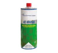 Italchimica Lazio 00153 AcquaRagia 2 Pini Solvente per la Diluizione di Smalti e Vernici Sintetici, Trasparente, 1 l