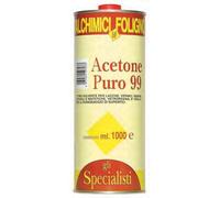 ITALCHIMICI ACETONE PURO 99 - 5 LT. SOLVENTE SMACCHIATORE SGRASSATORE GRASSO