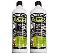 italchimici group Disincrostante AC23 per Cassette WC Incasso Geberit e Cassette WC Esterne per la Rimozione del Calcare - 2 flaconi da 1 litro ciascuno