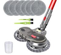 Italdos Spazzola Lavapavimento Turbo Motorizzata compatibile per Dyson V7 V8 V10 V11 V15 Aspira Lava Lucidatura Pavimento Marmo Legno compreso Panno in Microfibra