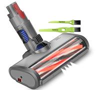 Italdos Spazzola Motorizzata Elettrica Turbo compatibile per Dyson V7 V8 V10 V11 V15 Spazzola a Rullo con Setole adatto per Tappeto Parquet Piastrelle Luce LED Frontale per Angoli Buio