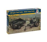 Italeri 0229 - Tank 250gals And Cargo M101 Trailers Model Kit Scala 1:35