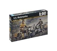 Italeri 510000322 - 1:35 U.S. Motorcycles WWII