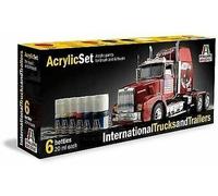 Italeri 0435 - Set Acrilico "Camion E Rimorchi Internazionali"