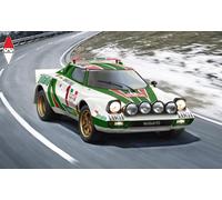 1:24 ITALERI Lancia Stratos Hf Alitalia Winner Rally Montecarlo 1977 Kit IT3654