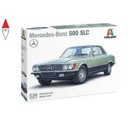 MODELLINO AUTO STATICO ITALERI MERCEDES S-CLASS 500 SLC C107 COUPE 1972 1/24