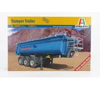 ITALERI 1/24 RIMORCHIO CASSONE RIBALTABILE TRAILER PER CAMION KIT MODELLINO