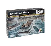 Italeri IT6524 LCVP W/US INFANTRY KIT 1:35 Modellino