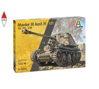 MODELLINO CARRO ARMATO STATICO ITALERI TANK MARDER III AUSF H MILITARY 1945 1/35