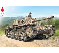 MODELLINO STATICO ITALERI MGMC CARRO ARMATO M42 DA 75/34 SEMOVENTE 1945 1/35
