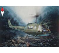 Bell UH-1D Slick Elicottero Helicopter 1:48 Plastic Model Kit ITALERI