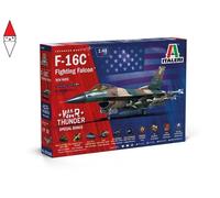 ITALERI 35105 F-16C Fighting Falcon - War Thunder, Model Kit/Modello in plastica da montare, Scala 1:48
