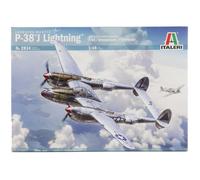 Italeri 2834 1:48 P-38J E.T.O. - Modellismo, kit da costruzione, modello da pavimento, artigianato, hobby, incollaggio, kit in plastica, dettagliato