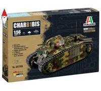 Italeri Kit di modellismo Char B1 Bis 25766 – kit plastica scala 1:56, fedele ai dettagli