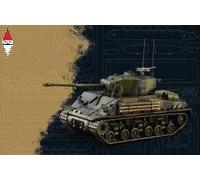 Italeri M4A3E8 Sherman Fury 1:56 25772 modellismo
