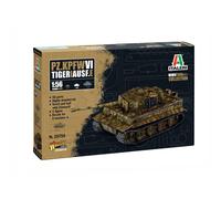 ITALERI 1/56 PZ KPFW VI TIGER I AUSF E KIT CARRO ARMATO MODELLINO STATICO