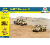 Italeri 1/72 (20Mm) M4A2 Sherman Mk III (Costruzione Veloce X2)
