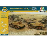 Italeri 1/72 (20Mm) Semovente M40 Da 75/18 (Montaggio Veloce)