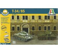 Italeri 1/72 (20Mm) T-34/85 (2 Kit Di Assemblaggio Veloce)