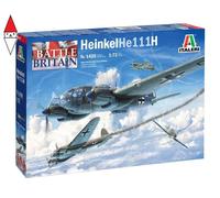 Heinkel HE 111 H-6 Battle Of Britain 80th Annversary Bomber 1:72 Plastic Kit