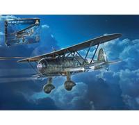 ITALERI 1/72 KIT AEREO FIAT CR.42 CN FALCO NIGHT FIGHTER MODELLINO STATICO