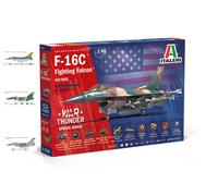ITALERI 1/72 KIT AEREO WAR THUNDER F 16C FIGHTING FALCON MODELLINO STATICO