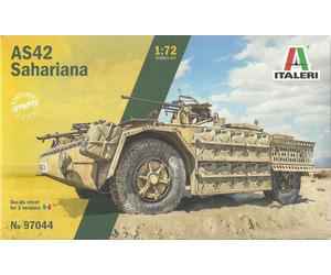 Italeri 1/72 Kit Camionetta AS42 Sahariana 20mm Unassembled IT97044