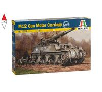 Italeri Kit da assemblare in plastica M12 Gun Motor Carriage 1:72 – 7076