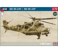 Italeri Kit modello in plastica Mil Mi-24P / Mil Mi-35P scala 1:72 - 1432