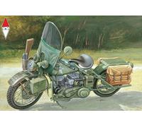 Italeri 7401 WLA 750 Americano WWII Moto Plastica Kit 1 : 9th Scala - T48 Post