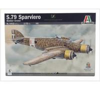MODELLINO STATICO ITALERI SAVOIA MARCHETTI S79 SPARVIERO AEREO MILITARE 1/72