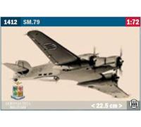 Italeri 1412 1:72 S.M.79 M Sparviero - Modellismo, kit da costruzione, modello d
