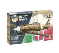 Italeri 1481 MC.202 Folgore WWII Aces, scala 1:72, Plastic Model Kit/Modello in plastica da montare