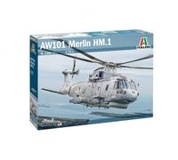 Italeri 1486 AW101 Merlin HM.1, scala 1:72, Plastic Model Kit/Modello in plastica da montare